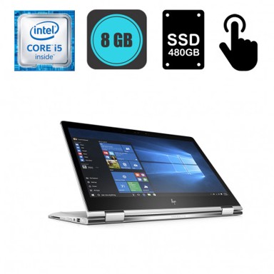 HP EliteBook X360 Folio 1030 G2, srebrni - obnovljen / Core i5, 8 GB, 256 GB SSD, 13,3"